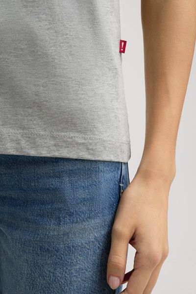 Minimalistisches Rundhals-Top aus Baumwolle