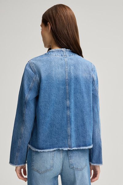 Iris Jeansjacke mit Fransen