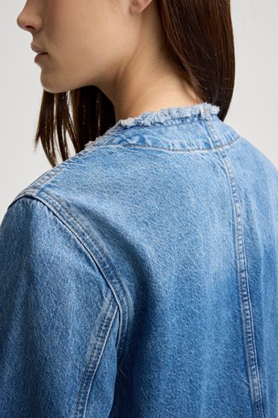 Iris Jeansjacke mit Fransen