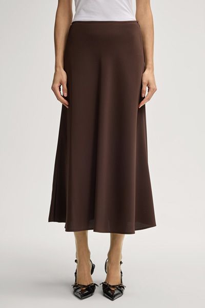Eleganter A-Linien Midi-Rock