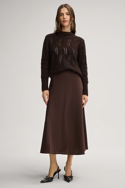 Eleganter A-Linien Midi-Rock