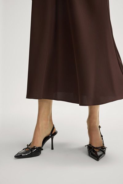 Eleganter A-Linien Midi-Rock