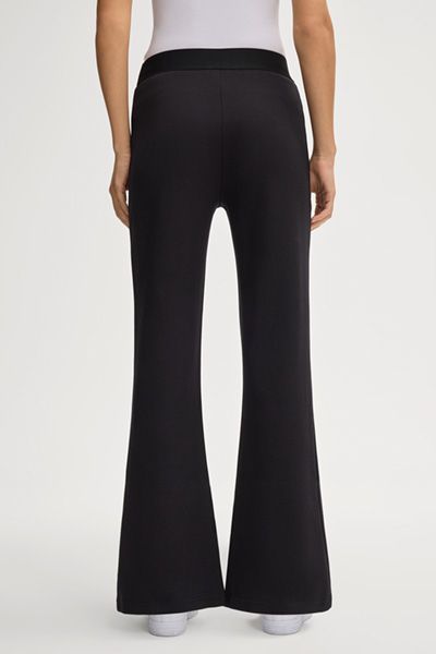 Flared Jerseyhose mit Logo-Bund