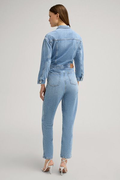Klassischer Denim Utility Jumpsuit