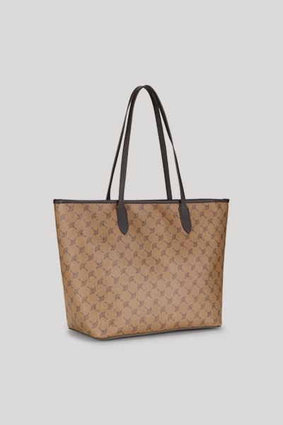 Shopper aus veganem Monogramm-Leder