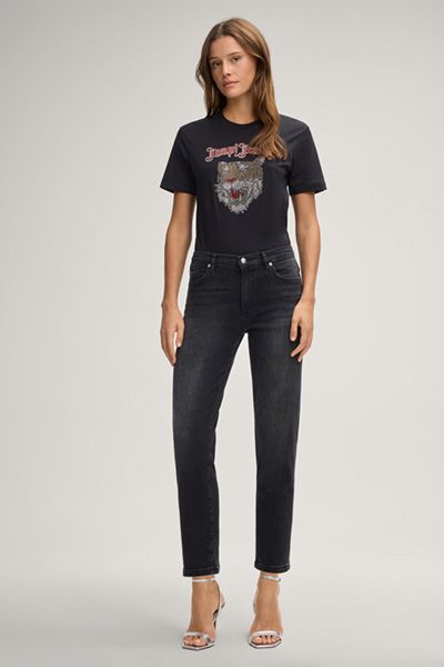T-Shirt mit Tiger-Grafik-Print