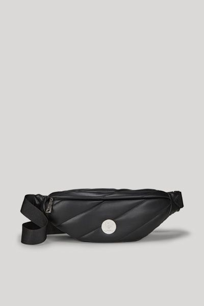 Gesteppte Gürteltasche aus Kunstleder