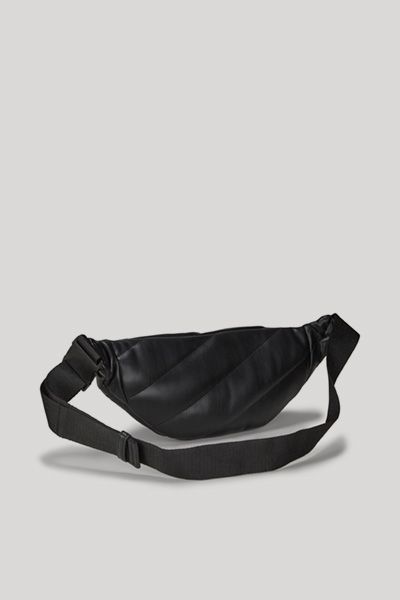 Gesteppte Gürteltasche aus Kunstleder