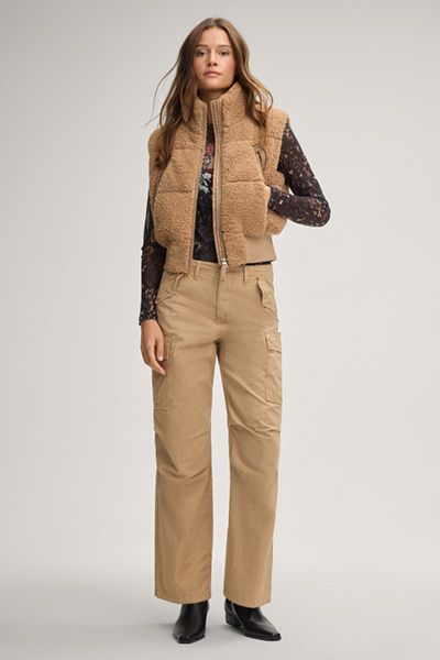 Gesteppte Teddy-Fleece-Weste