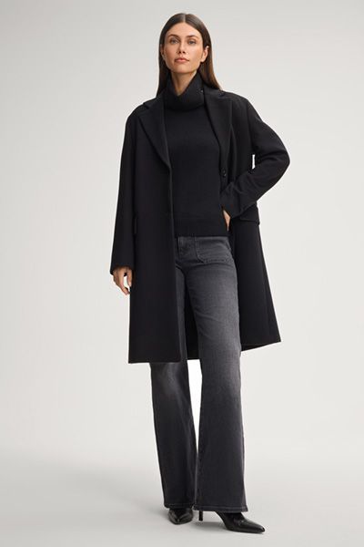 Minimalistischer Wollmischung-Rollkragenpullover