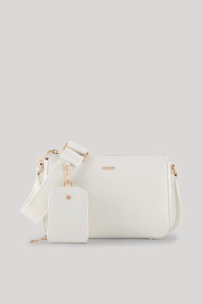 Geprägte Monogramm-Schultertasche mit Pouch