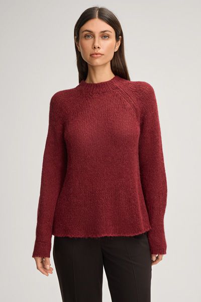 Raglan-Strickpullover aus Alpaka-Mischung