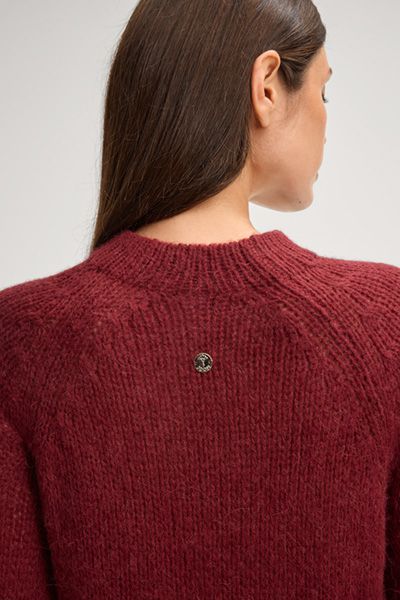 Raglan-Strickpullover aus Alpaka-Mischung