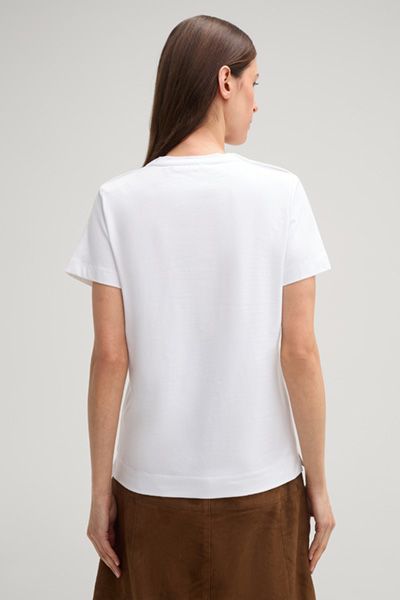 Baumwoll-Shirt mit dekorativen Schulterknöpfen