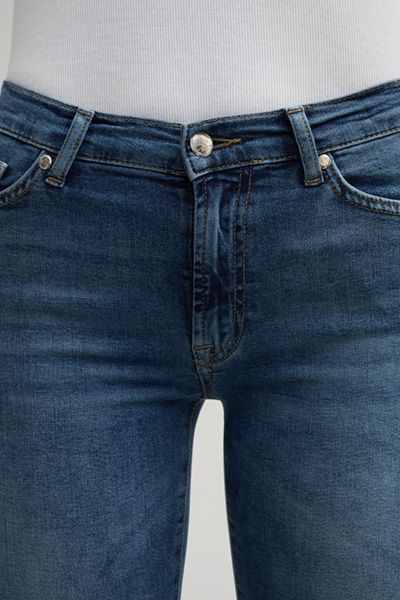 High-Waist Skinny-Jeans in Cropped-Länge