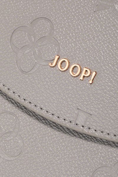 Halbmond-Schultertasche mit Monogramm-Muster