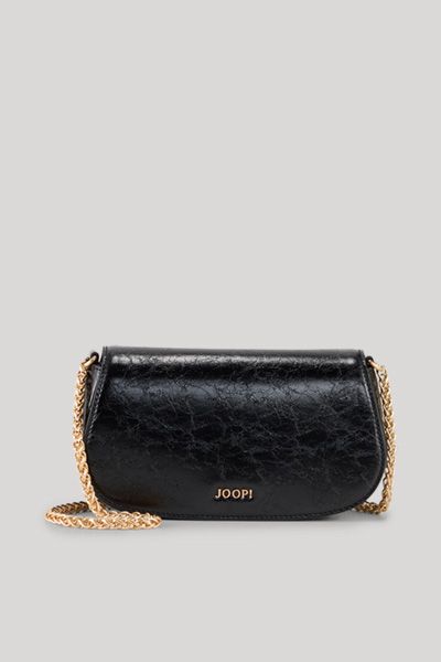 Elegante abgerundete Schultertasche mit Kette
