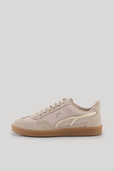 Moderne Sneaker aus Wildleder und Nylon
