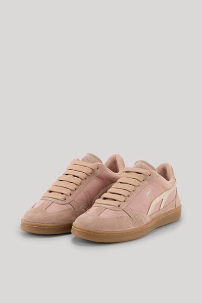 Sneaker aus Veloursleder-Nylon-Mix