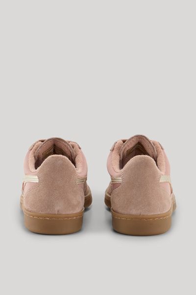Sneaker aus Veloursleder-Nylon-Mix