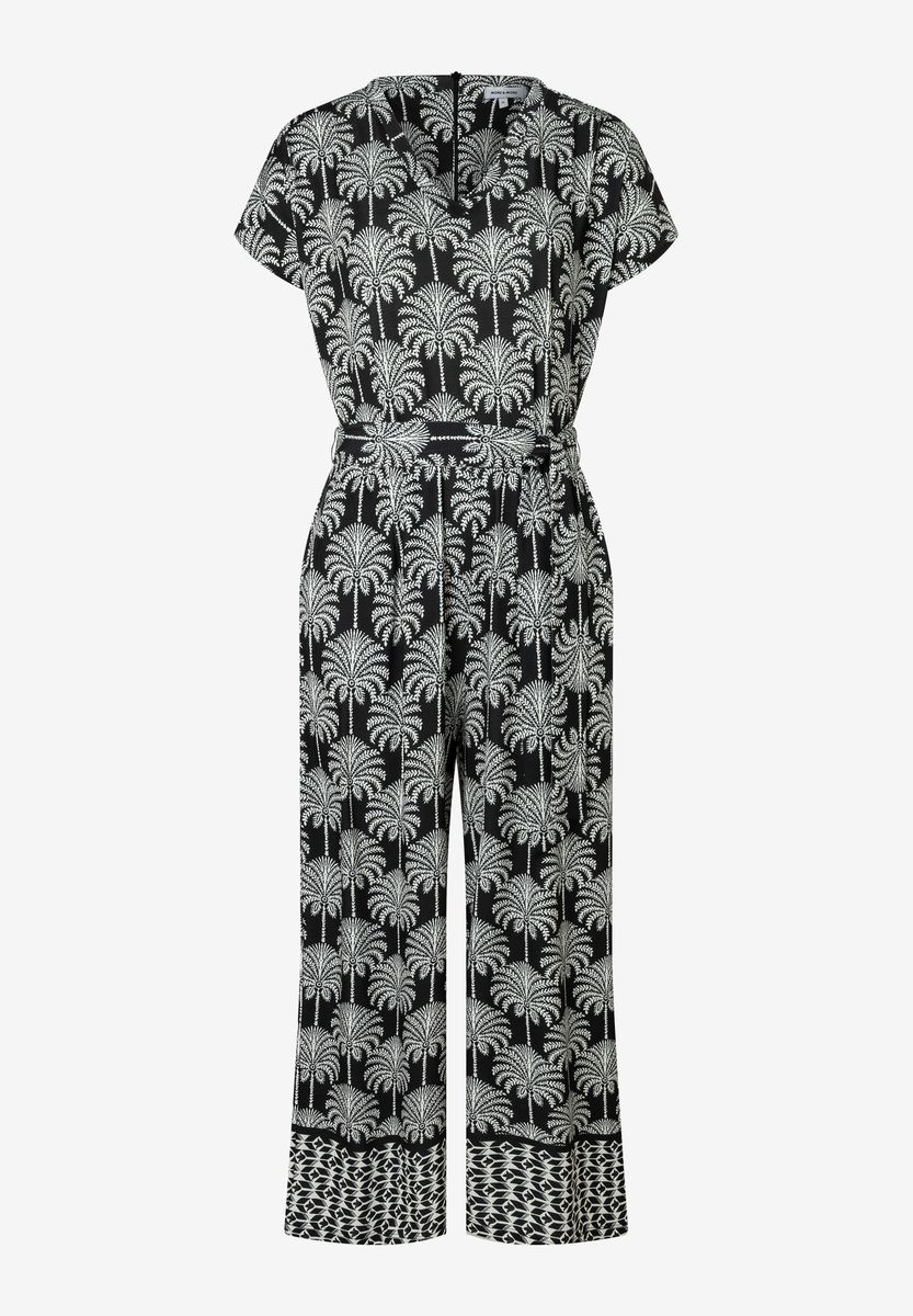 Tropischer Jumpsuit mit Palmenmuster