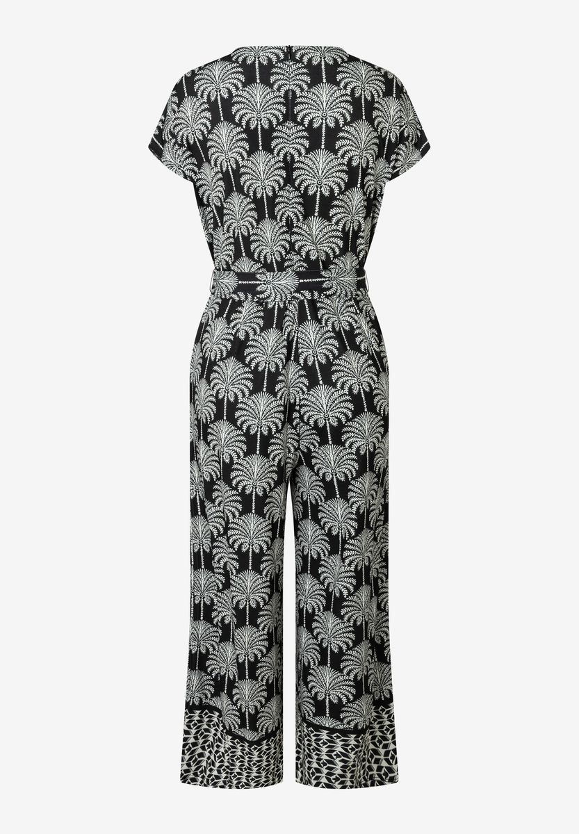 Tropischer Jumpsuit mit Palmenmuster