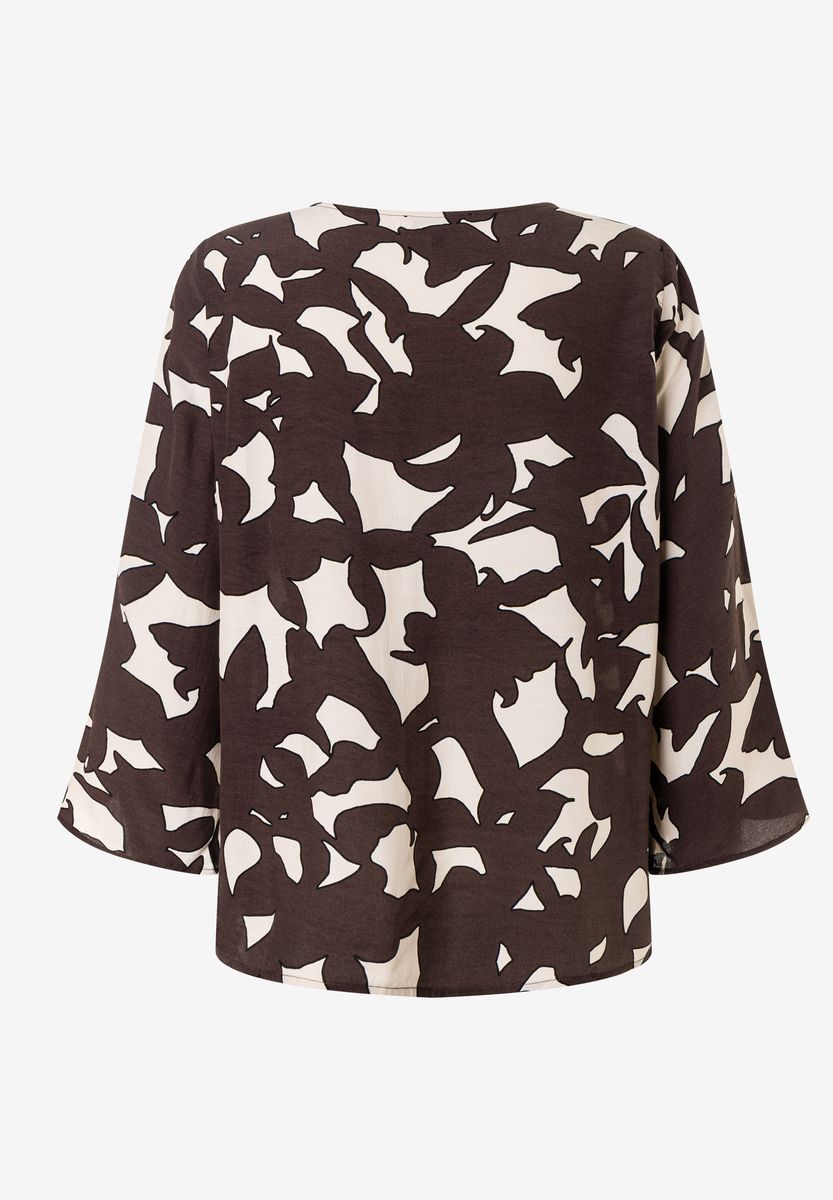 Printbluse mit abstraktem Muster