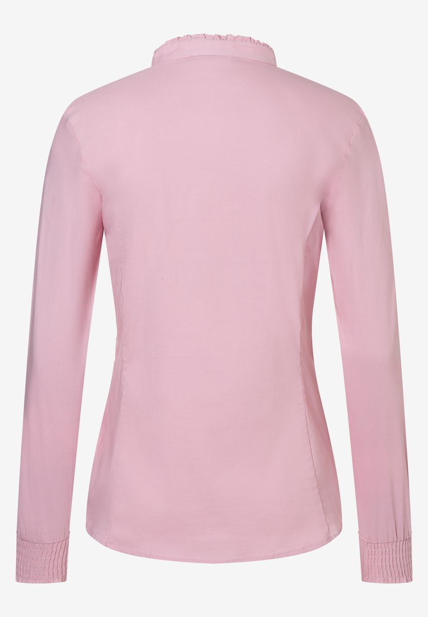 Elegante Stehkragen-Bluse mit Stretch