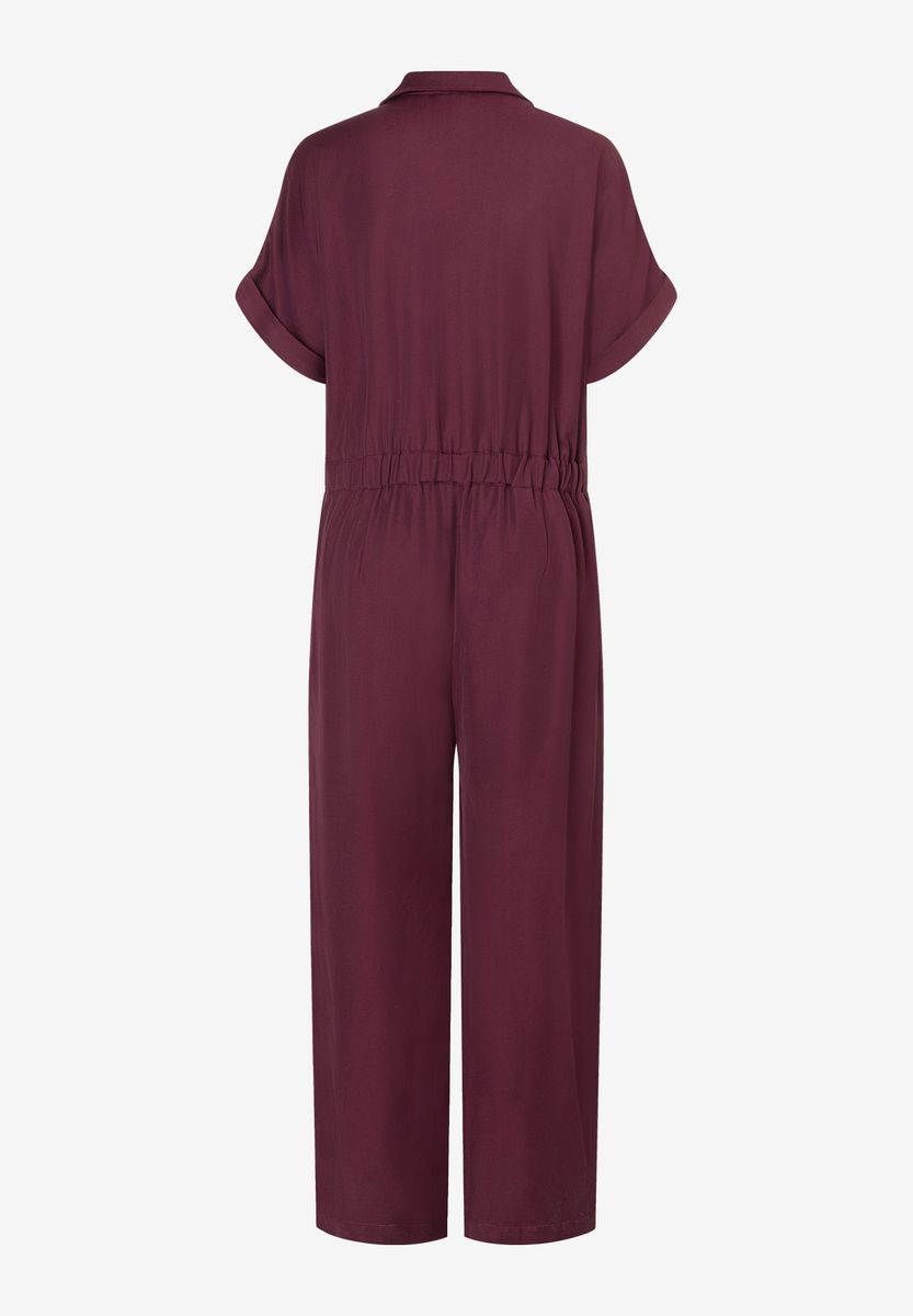 Utility-Jumpsuit mit Knopfleiste und Gürtel