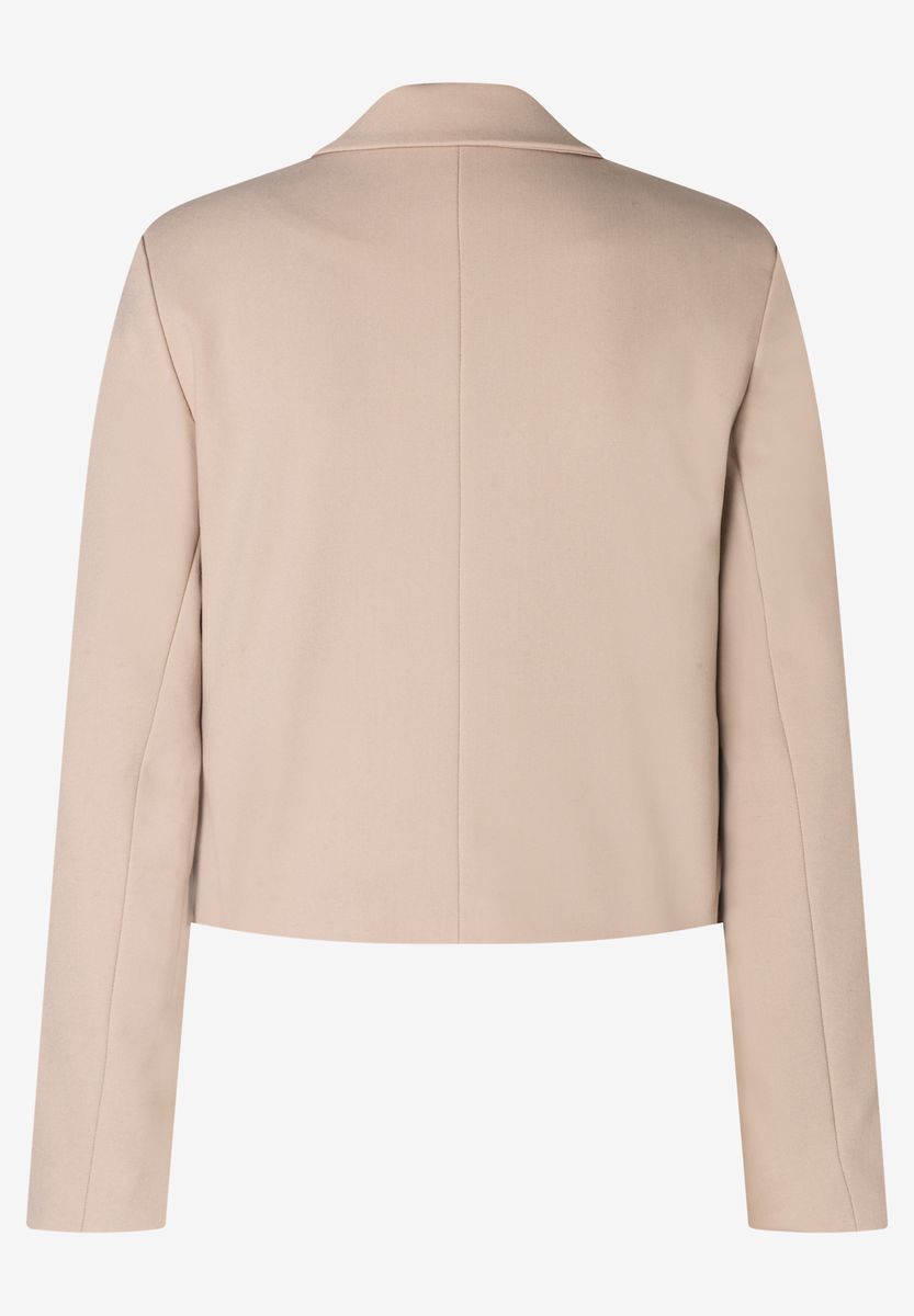 Kurzer Strukturierter Drei-Knopf-Blazer
