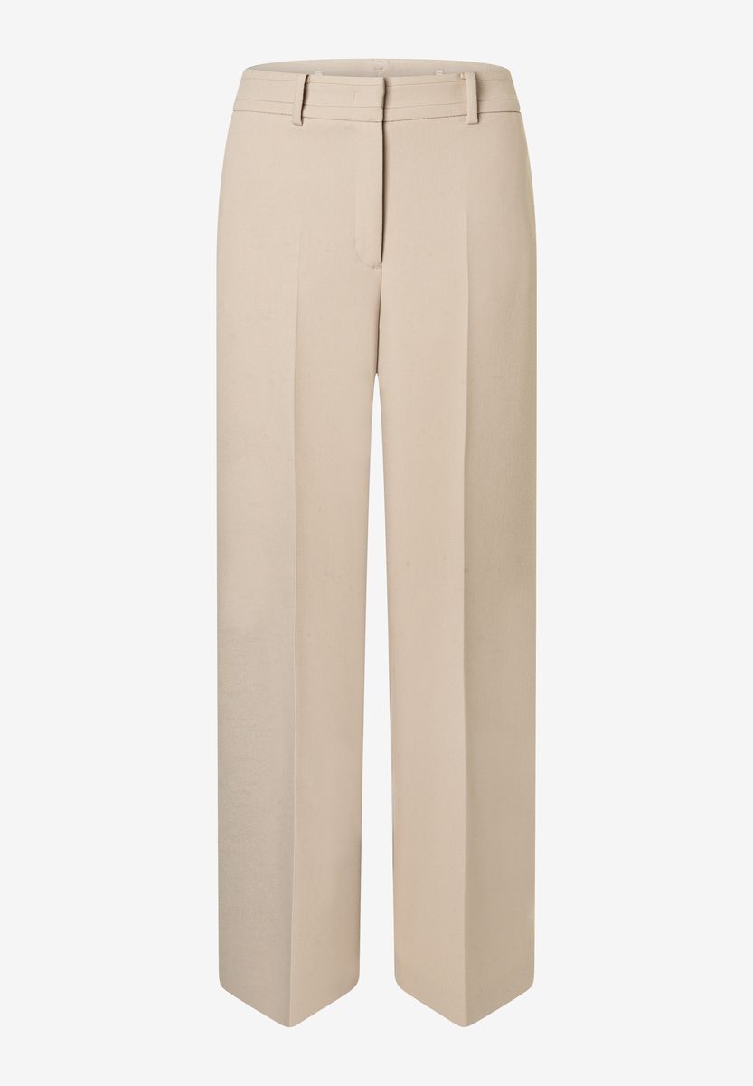 Elegante Stoffhose mit geradem Bein
