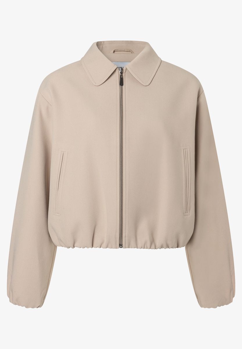 Minimalistische Blousonjacke mit Reißverschluss