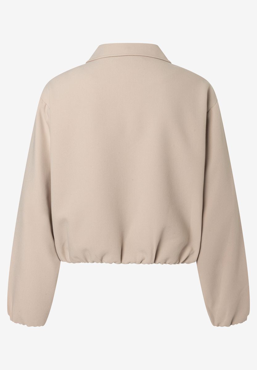 Minimalistische Blousonjacke mit Reißverschluss
