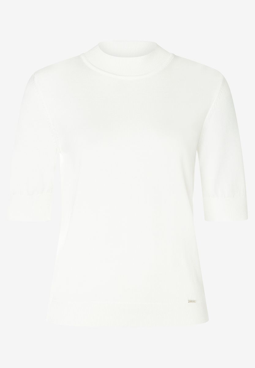 Feinstrick-Top mit kurzem Arm