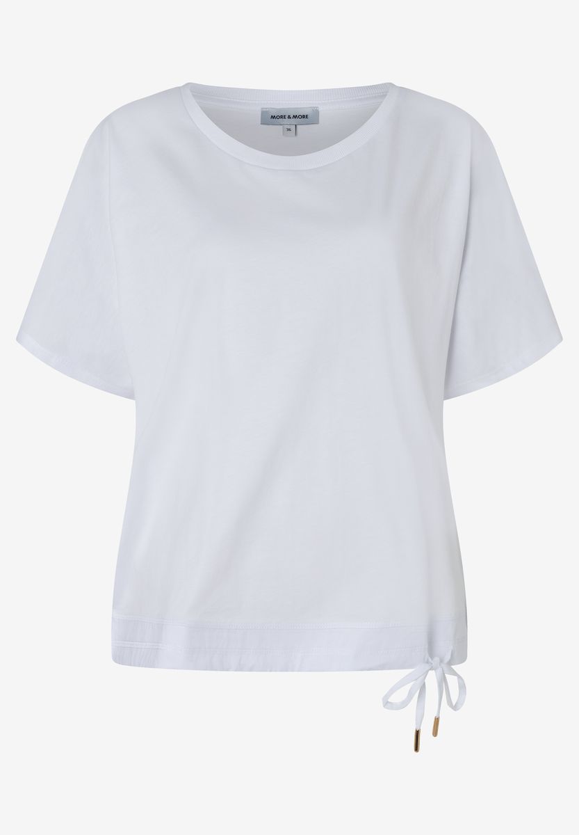 T-Shirt mit Tunnelzug-Saum