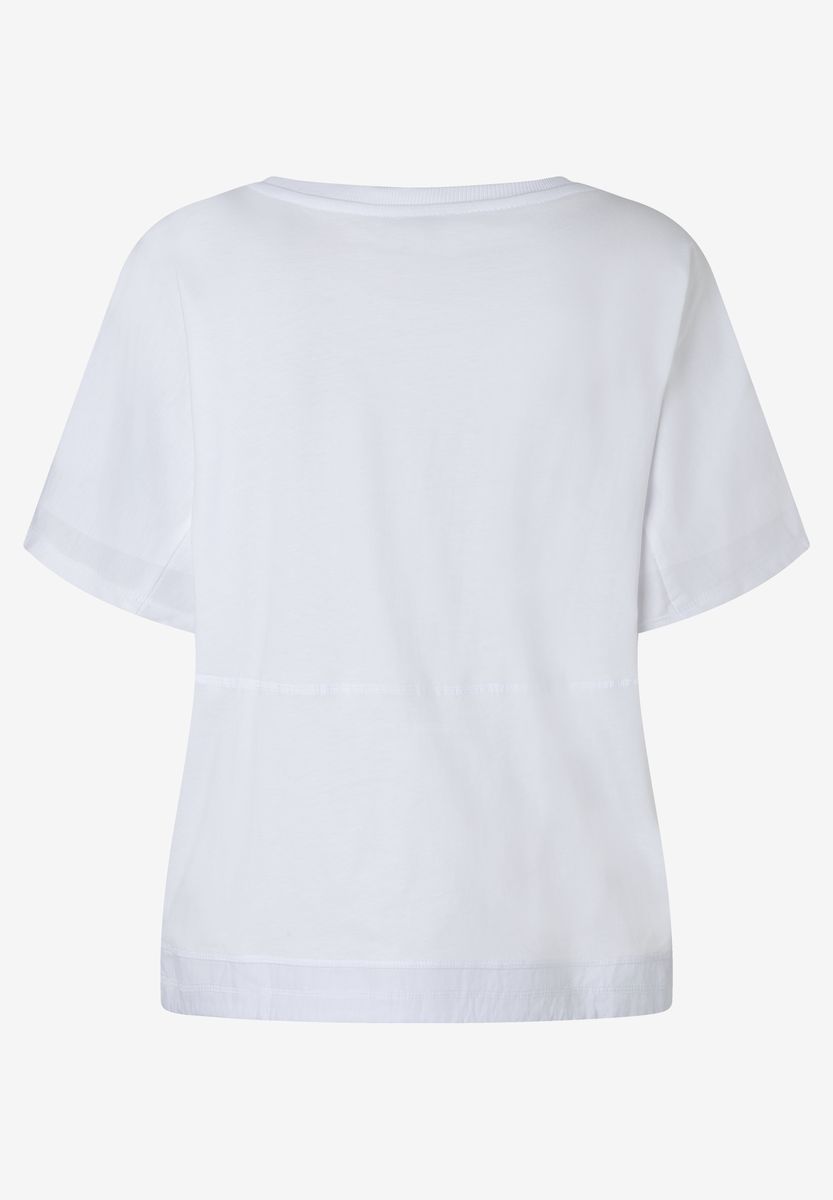 T-Shirt mit Tunnelzug-Saum