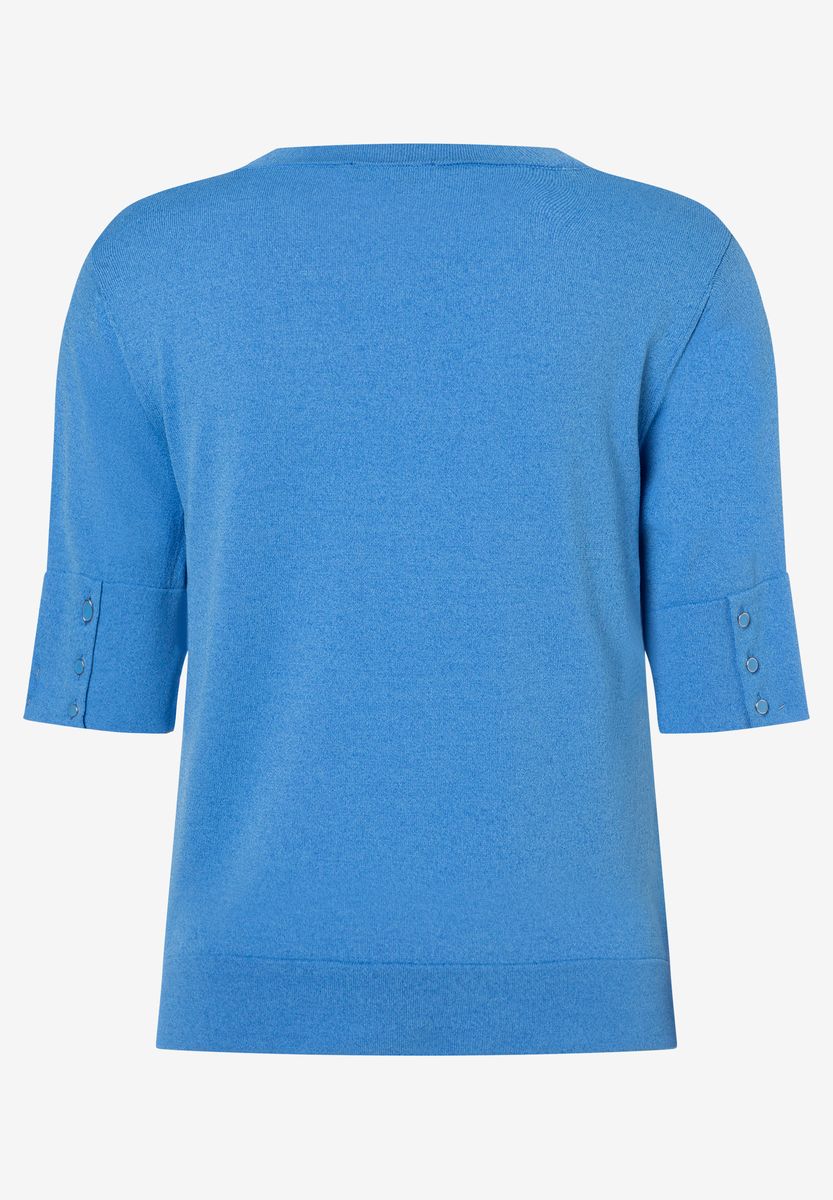 Kurzärmeliger Feinstrick-Pullover