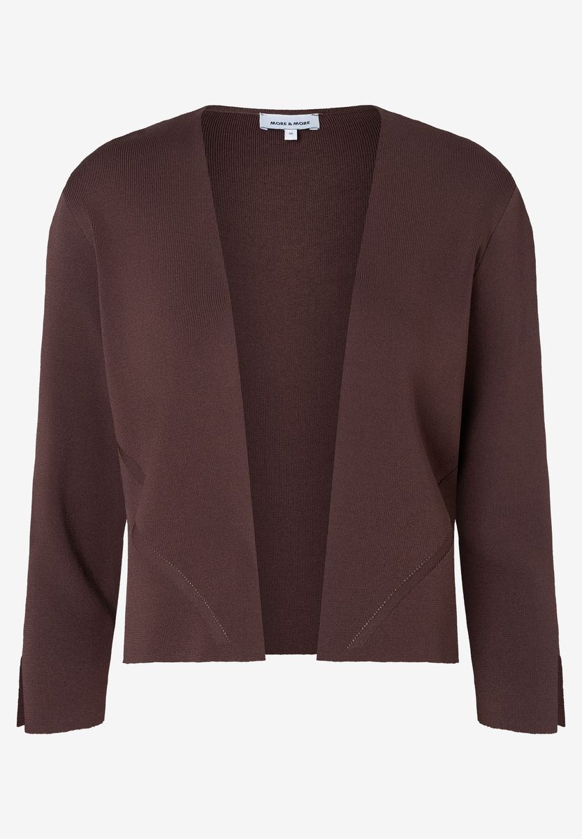 Minimalistischer offener Strick-Cardigan