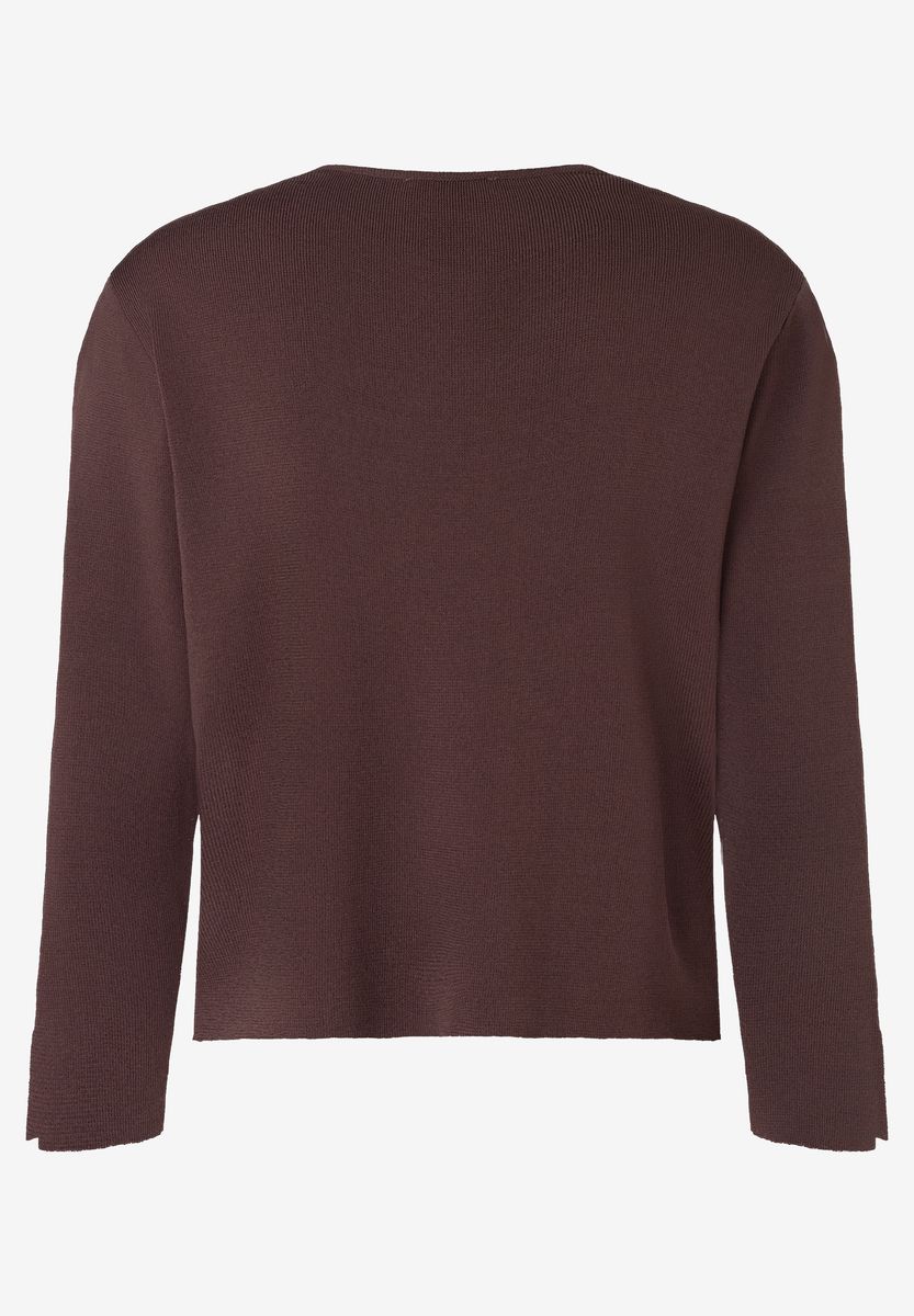 Minimalistischer offener Strick-Cardigan