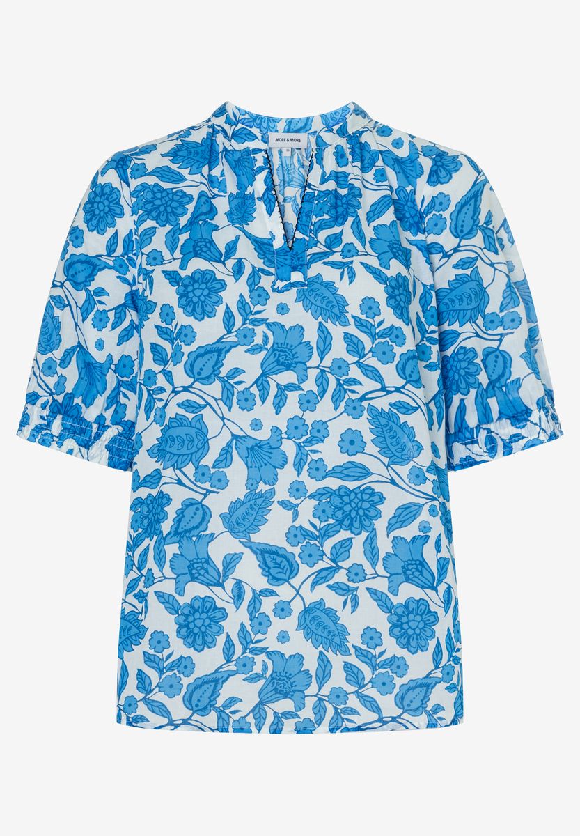 Bluse mit floralem Allover-Print