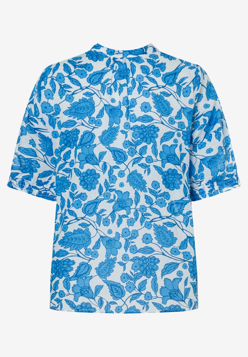 Bluse mit floralem Allover-Print