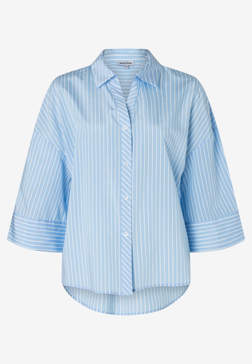 Oversized Gestreifte Hemdbluse