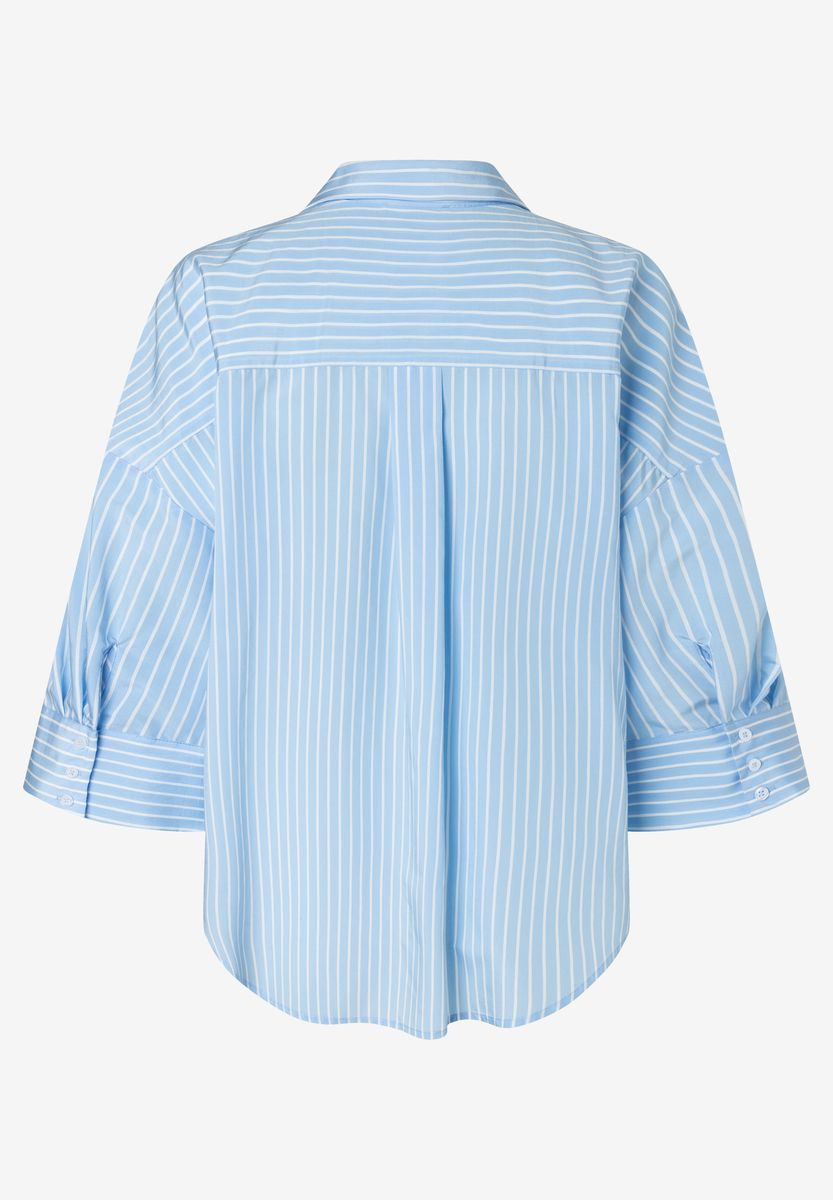 Oversized Gestreifte Hemdbluse