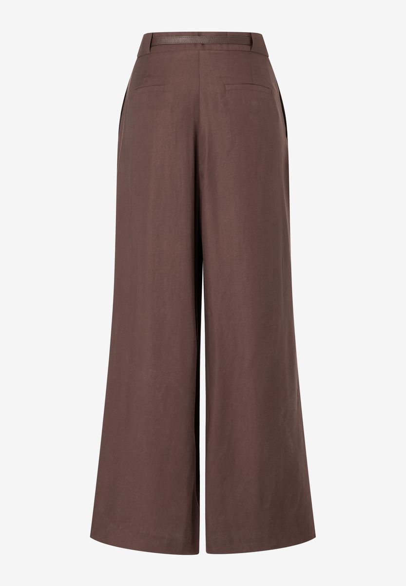 Elegante Weite Bundfaltenhose