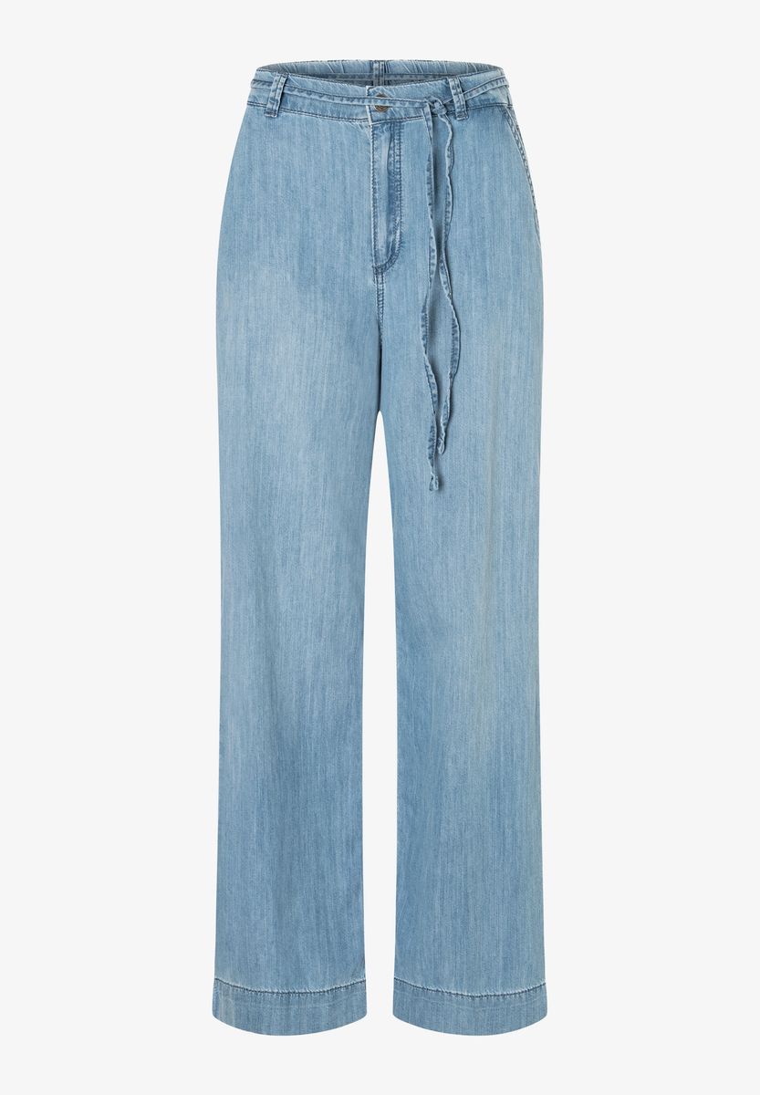 Weite Jeans mit Tunnelzug