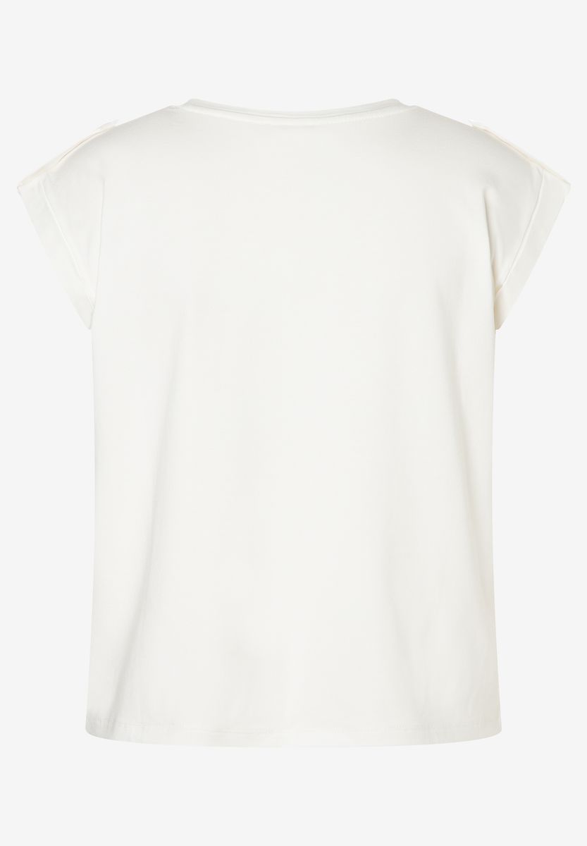 Verziertes T-Shirt mit Palmenmotiv