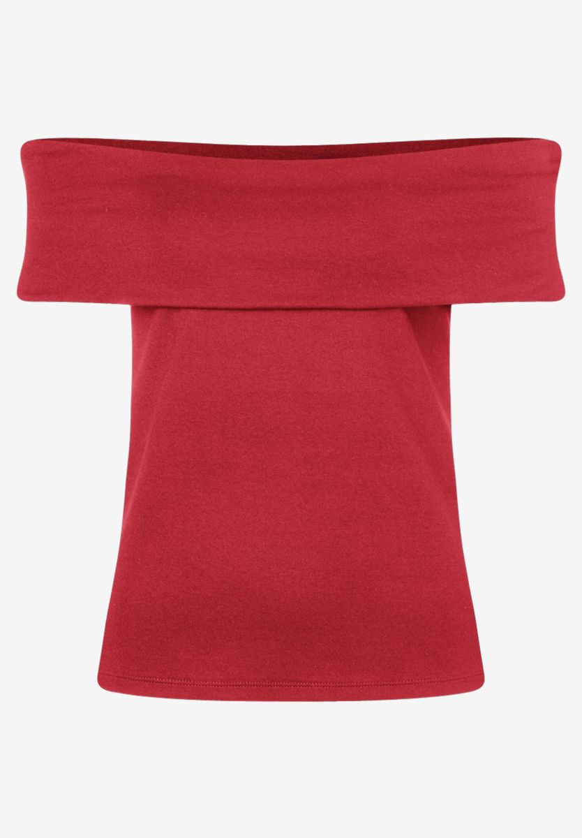 Klassisches Carmen-Shirt aus Jersey