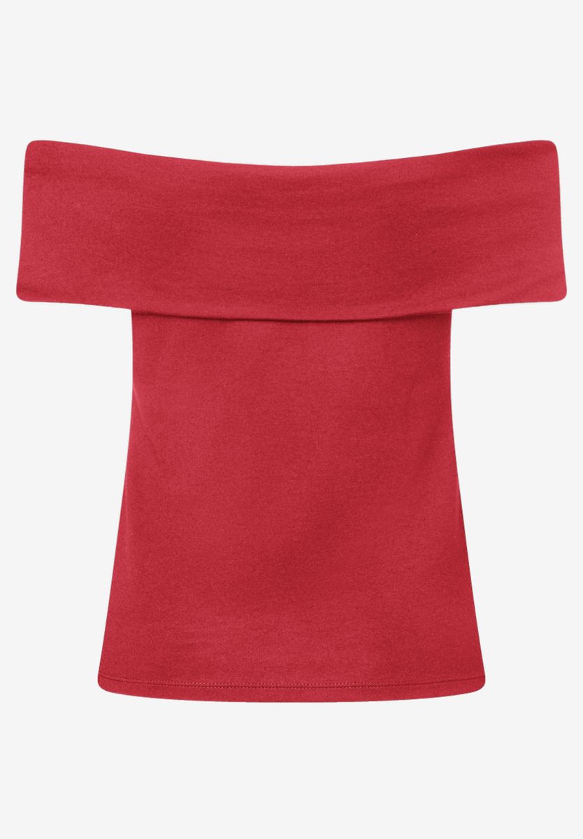 Klassisches Carmen-Shirt aus Jersey