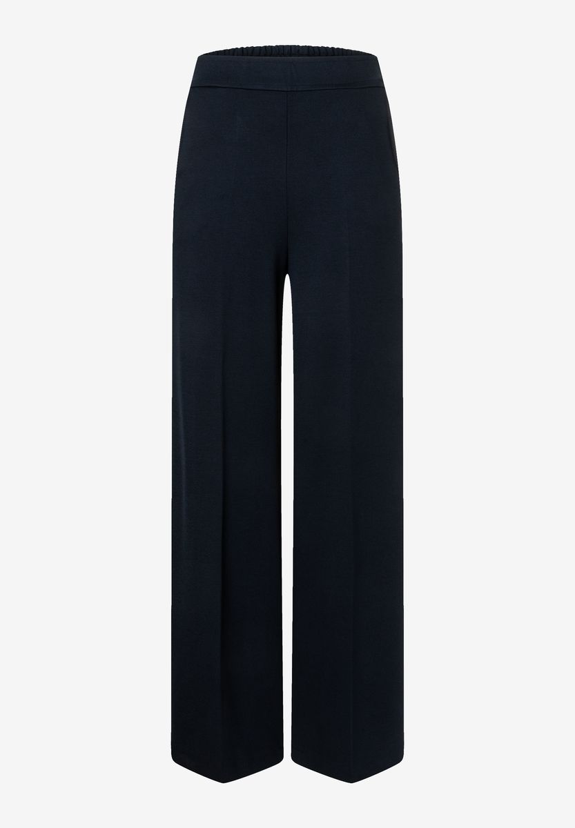 Weite Jerseyhose mit Bügelfalte