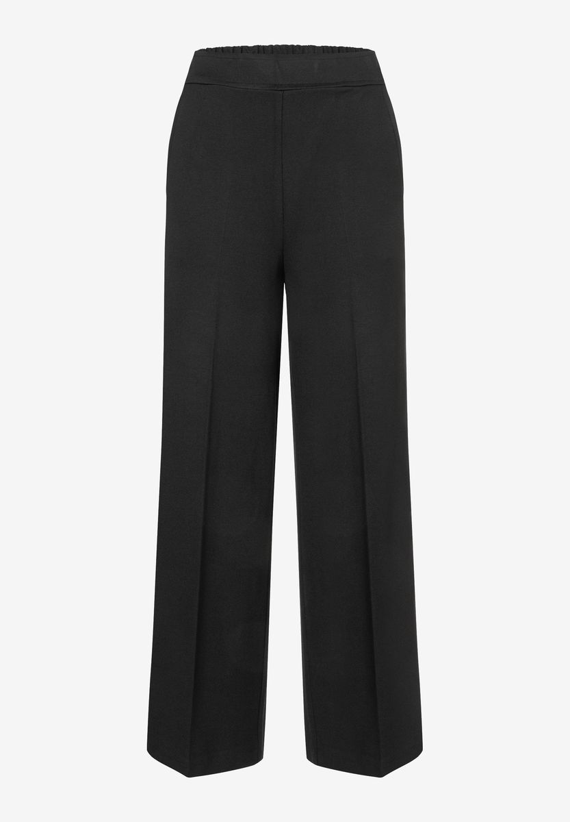 Weite Jersey-Culotte mit Biesen